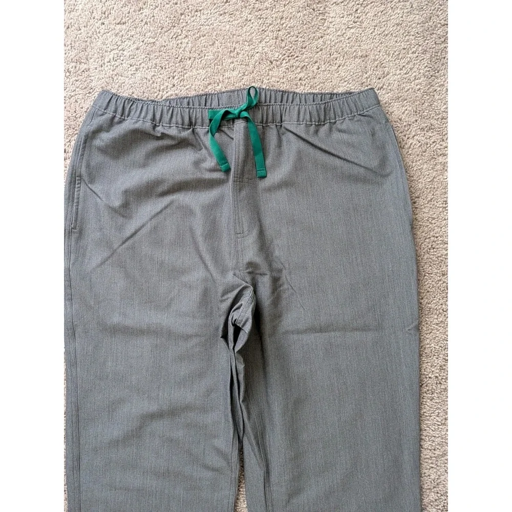 Figs Pisco Basic Scrub Pants Mens Large Comfort Gray NWT Stretch Pockets